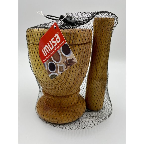 IMUSA Kitchen Imusa Lis05w Mortar W Pestle Kitchen Essentials Jumbo